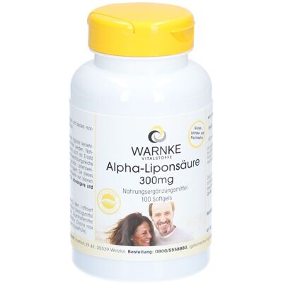 WARNKE Alpha Liponsäure 300 mg Kapseln 100 St WARNKE Alpha Liponsäure 300 mg Kapseln 100 St