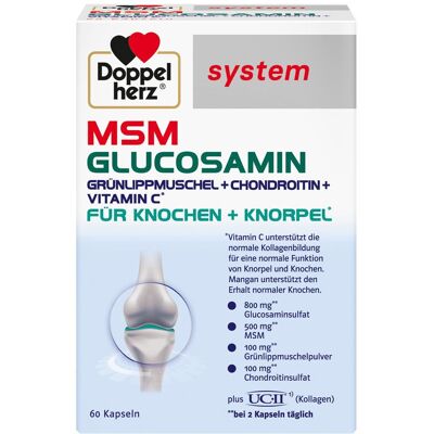 Doppelherz Msm Glucosamin system - Nahrungsergänzung Kapseln Doppelherz Msm Glucosamin system - Nahrungsergänzung Kapseln