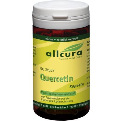 allcura Quercetin 250 mg Kapseln 90 St allcura Quercetin 250 mg Kapseln 90 St