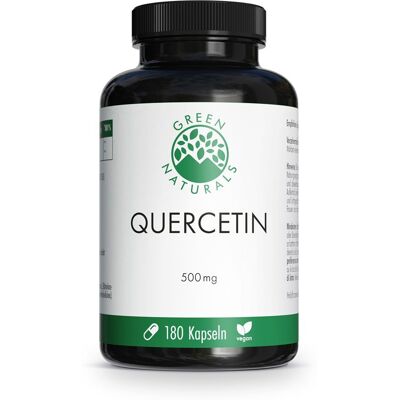 Green Naturals Quercetin 500 mg hochdosiert Kaps. 180 St Kapseln Green Naturals Quercetin 500 mg hochdosiert Kaps. 180 St Kapseln