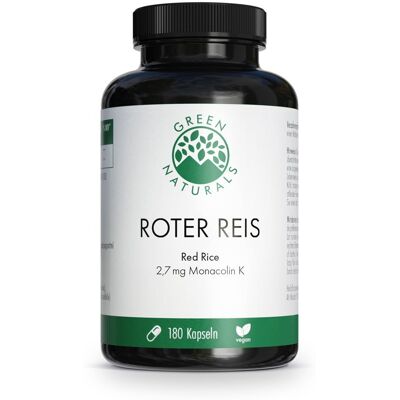 Green Naturals roter Reis Monacolin K vegan Kaps. 180 St Kapseln Green Naturals roter Reis Monacolin K vegan Kaps. 180 St Kapseln