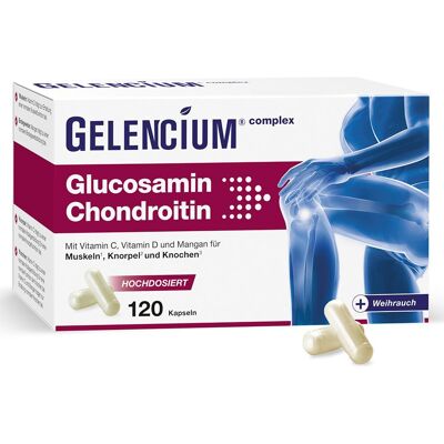 Gelencium Glucosamin Chondroitin hochdos.Vit C Kps 120 St Kapseln Gelencium Glucosamin Chondroitin hochdos.Vit C Kps 120 St Kapseln