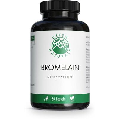 Heilpflanzenwohl GmbH Green Naturals Bromelain 500 mg vegan - Nahrungsergänzungsmittel Heilpflanzenwohl GmbH Green Naturals Bromelain 500 mg vegan - Nahrungsergänzungsmittel