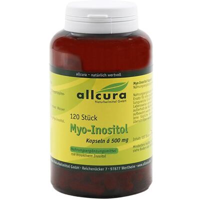 allcura Myo-Inositol 500 mg Kapseln 120 St allcura Myo-Inositol 500 mg Kapseln 120 St