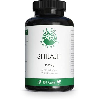 Green Naturals Shilajit 1300mg hochdos.vegan Kaps. 180 St Kapseln Green Naturals Shilajit 1300mg hochdos.vegan Kaps. 180 St Kapseln