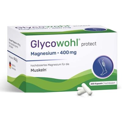 Glycowohl - Glycowohl protect Magnesium 400 mg - vegan - Supplement Glycowohl - Glycowohl protect Magnesium 400 mg - vegan - Supplement