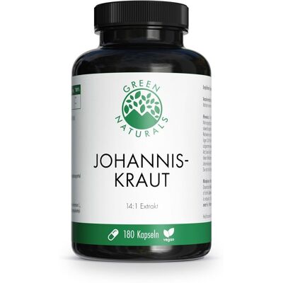 Green Naturals Johanniskraut 850mg hochdosiert Kps 180 St Kapseln Green Naturals Johanniskraut 850mg hochdosiert Kps 180 St Kapseln