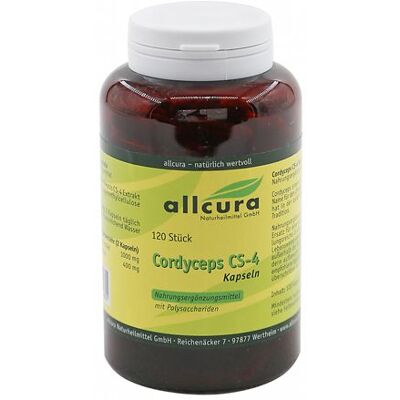 allcura Cordyceps Cs-4 Extrakt Kapseln 120 St allcura Cordyceps Cs-4 Extrakt Kapseln 120 St