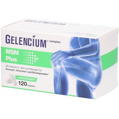Gelencium MSM Plus Kapseln+Vitamin C hochdosiert 120 St Kapseln Gelencium MSM Plus Kapseln+Vitamin C hochdosiert 120 St Kapseln