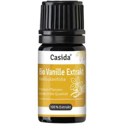 Casida BIO Vanille Extrakt 5 ml Öl Casida BIO Vanille Extrakt 5 ml Öl