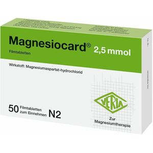 Magnesiocard 2,5 mmol Filmtabletten 20x50 St