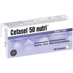 Cefasel nutri Cefasel 50 nutri Selen-Tabs 100 St Tabletten