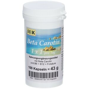 FBK Beta Carotin 1x1 pro Tag Kapseln 100 St