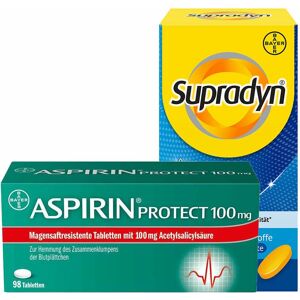 Aspirin Protect 100 mg Tabletten Supradyn Vital 50 Ginseng&Olive 90 Filmtabl 1 St Set