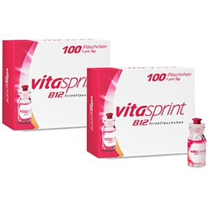 Vitasprint B12 Trinkfläschchen, 100 St. mit Vitamin für mehr Energie 2x100 St Trinkampullen