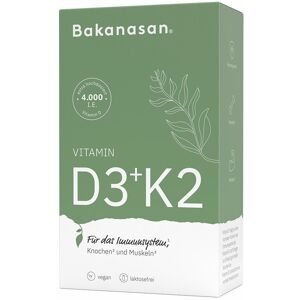 Bakanasan Vitamin D3+K2 Kapseln 60 St