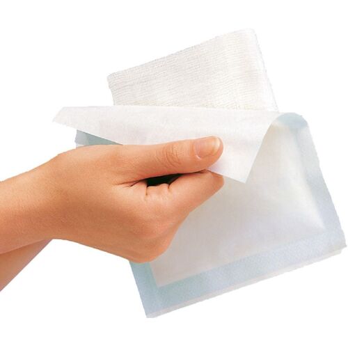 Gazin Mullkomp.10x10 cm steril 12fach 5x20 St Kompressen