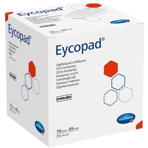 Eycopad Augenkompressen 70x85 mm steril 25 St Kompressen