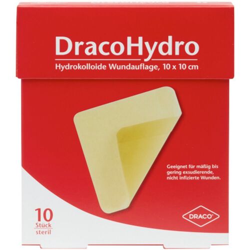 Dracohydro Hydrokoll.Wundauflage 10x10 cm 10 St Verband