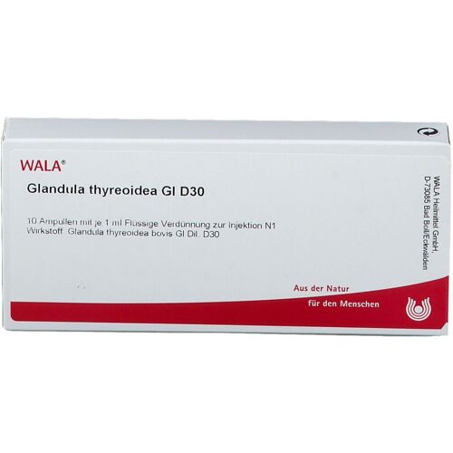 WALA Glandula Thyreoidea GL D 30 Ampullen 10x1 ml