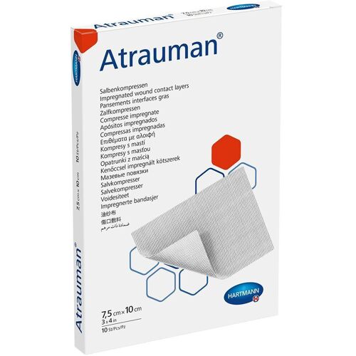 Atrauman 7,5x10 cm steril Kompressen 10 St