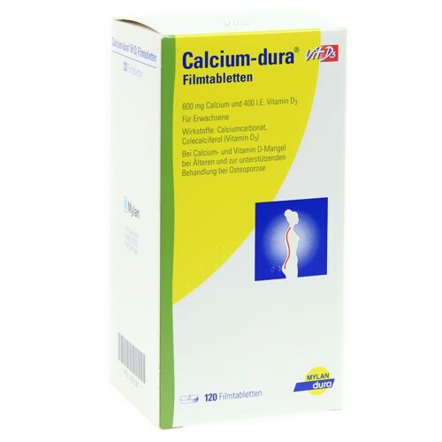Calcium-dura Calcium Dura Vit D3 Filmtabletten 120 St