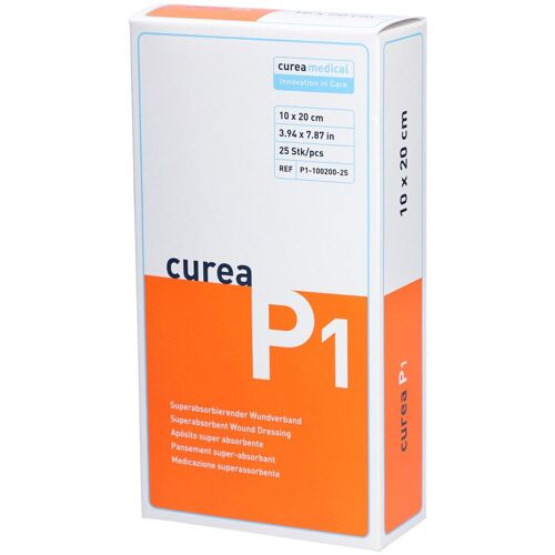 Curea P1 superabsorb.Wundauflage 10x20 cm 25 St Kompressen