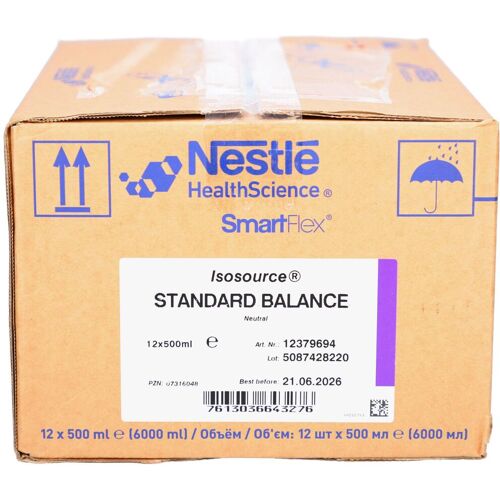 Nestle Isosource Standard Balance neutral SmartFlex neu 12x500 ml Flüssigkeit