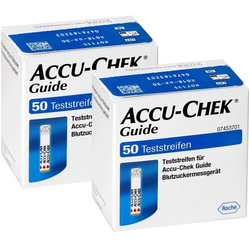 Doppelpack Accu-Chek Guide Teststreifen 2x50 St