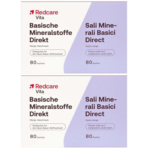 Redcare von Shop Apotheke Basische Mineralstoffe Direkt RedCare Doppelpack 2x80 St Beutel