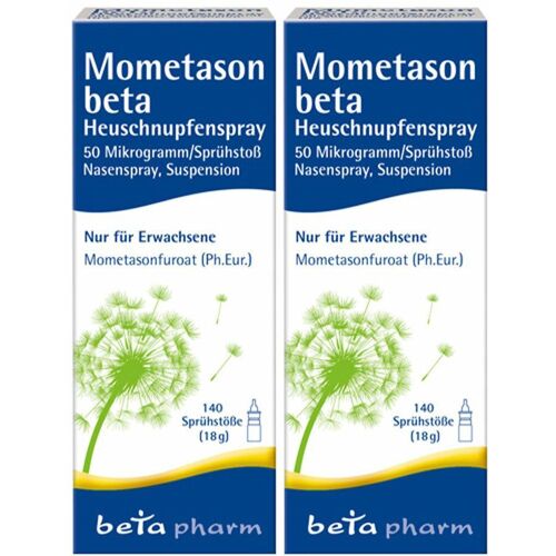 Mometason Beta 50Ug/Sp 140 Doppelpack 2x18 g Nasenspray