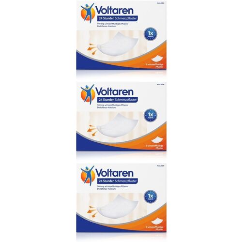Voltaren 24 Stunden Schmerzpflaster 3x 3x5 St Pflaster