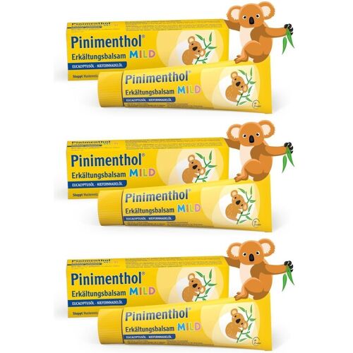 Pinimenthol Erkältungsbalsam mild 3x 3x50 g Salbe