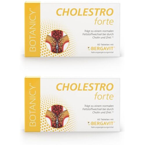 BOTANICY Cholestro forte mit Bergavit Tabletten 2x 2x60 St