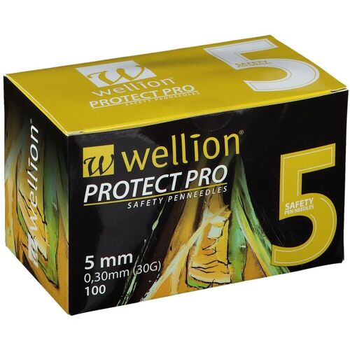 Wellion Protect PRO Safety Pen Needles 30 G 5 mm 100 St Kanüle