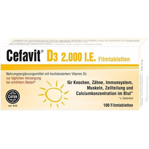 Cefavit D3 2.000 I.e. Filmtabletten 100 St