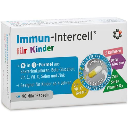 Immun-Intercell für Kinder Hartk.verä.Wst.-Frs. 90 St Hartkapseln mit veränderter Wirkstofffreisetzung