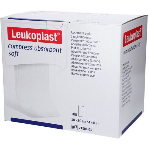 Leukoplast compress absorbent soft unste.10x20cm 100 St Kompressen