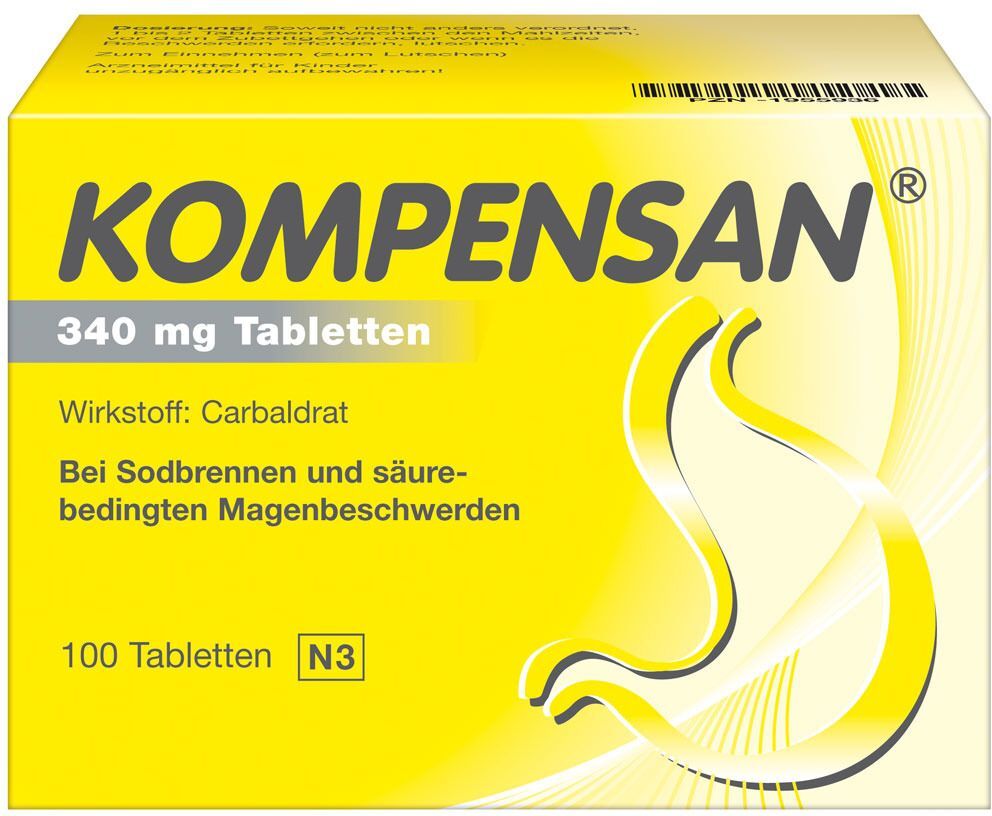 Kompensan Tabletten 340 mg 100 St