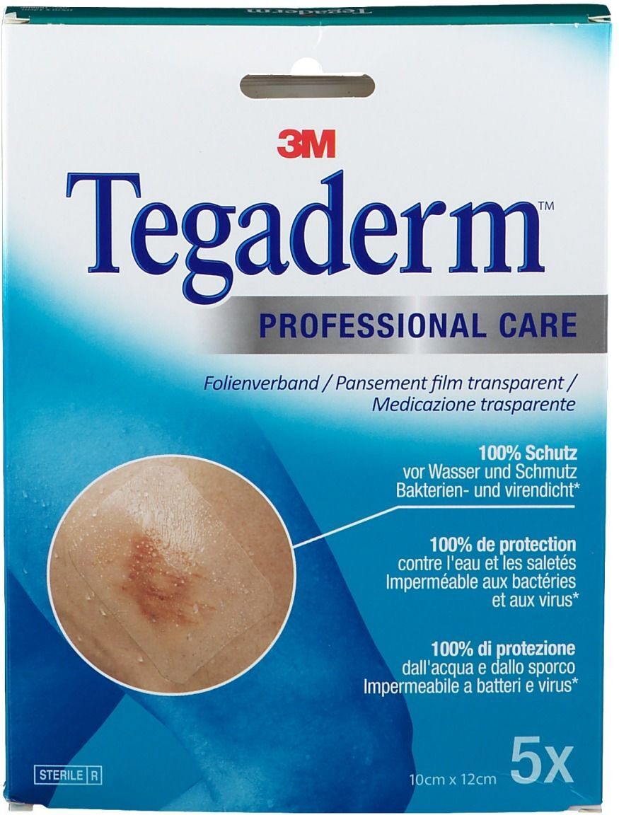 Tegaderm 3M Film 10x12 cm 1626Np 5 St Pflaster