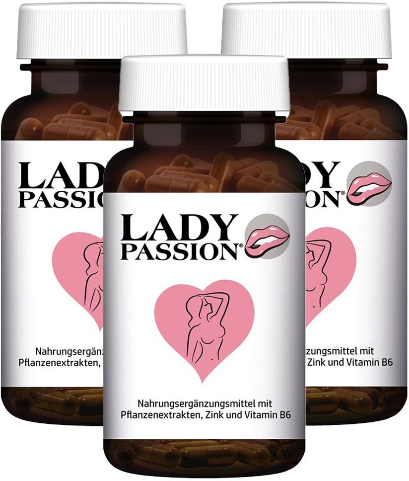 Lady Passion Libido m. Ashwagandha Maca Ginseng Kps 3er-Pack 3x60 St Kapseln