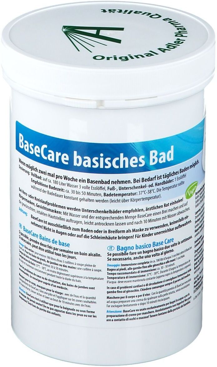 Adler Mineralstoff BaseCare basisches Bad Pulver 400 g