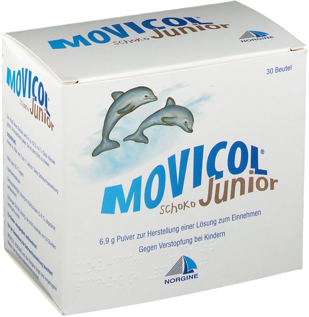 Movicol Junior Schoko Plv.z.Her.e.Lsg.z.Einnehmen 30x6,9 g Pulver zur Herstellung einer Lösung zum Einnehmen