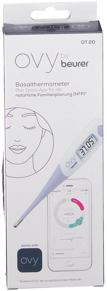 Beurer Ot20 Basalthermometer+Zyklus-App Ovy 1 St Thermometer