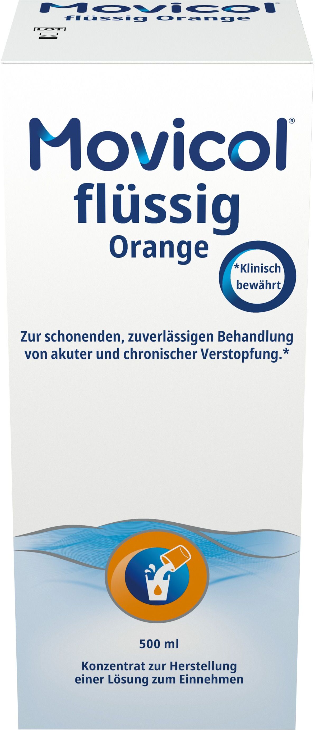 Movicol flüssig Orange 500 ml Konzentrat