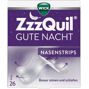 WICK ZzzQuil® Wick ZzzQuil Gute Nacht Nasenstrips 26 St Pflaster WICK ZzzQuil® Wick ZzzQuil Gute Nacht Nasenstrips 26 St Pflaster