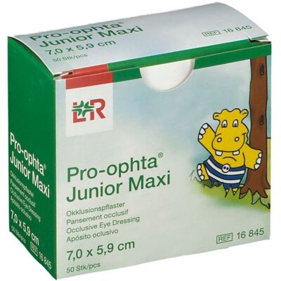 Pro-ophta Junior Maxi Atmungsaktiver Wundverband - Medizinisches Gerät Pro-ophta Junior Maxi Atmungsaktiver Wundverband - Medizinisches Gerät