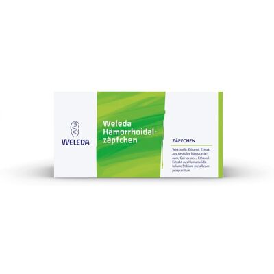 Weleda Hämorrhoidal Zäpfchen - Linderung bei Hämorrhoiden Weleda Hämorrhoidal Zäpfchen - Linderung bei Hämorrhoiden