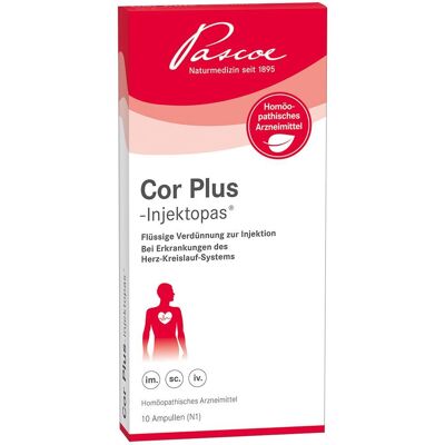 Pascoe COR Plus Injektopas flüss.Verdünnung z.Injekt.Amp. 10 St Ampullen Pascoe COR Plus Injektopas flüss.Verdünnung z.Injekt.Amp. 10 St Ampullen