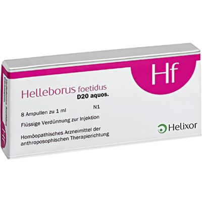 Helixor Helleborus Foetidus aquos. D 20 Ampullen 8x1 ml Helixor Helleborus Foetidus aquos. D 20 Ampullen 8x1 ml